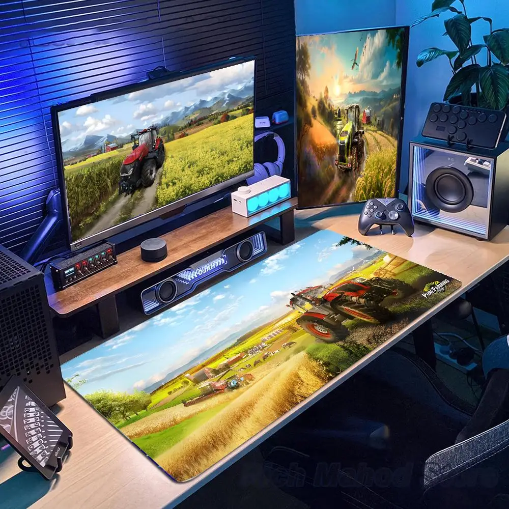 Farming Simulator Mouse Pad Mousepad Large Gaming Mouse Pad LockEdge Thickened Computer Keyboard Table Desk Mat