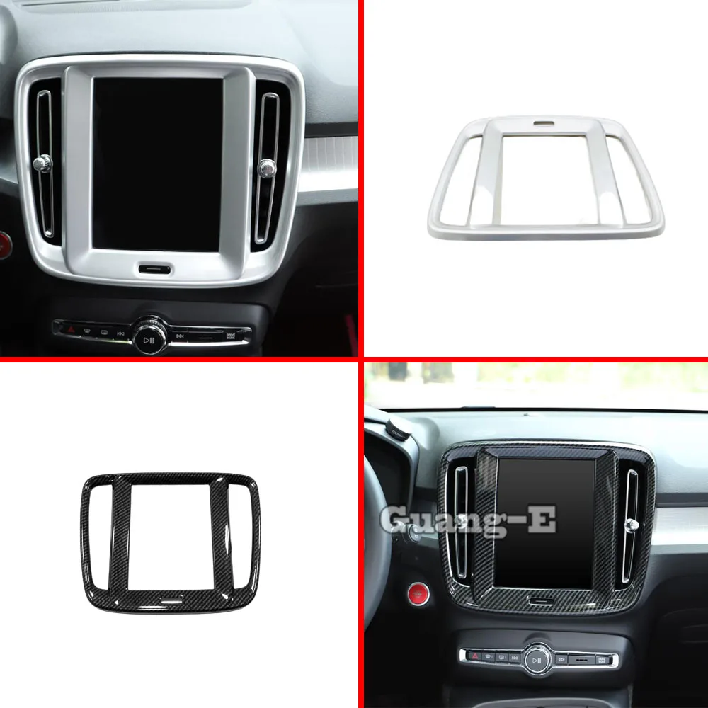 

ABS Plastic Car Navigation Frame Strip Cover For VOLVO XC40 2018 2019 2020 2021 2022 2023 Decoration Outlet Vent Accessories