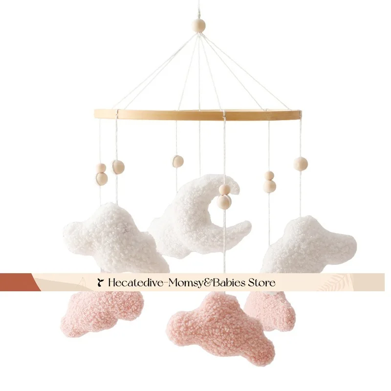 【Must Have】Baby Rattles & Mobiles educational toys Dreamy Cloud Moon mini decorations 0-12months unique toys baby things