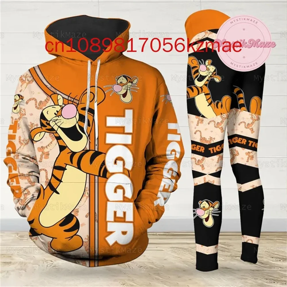 

Disney Mickey Magic Hoodie Tigger Hoodie Disney Hoodie Mickey Yoga Pants Mickey Fitness Leggings Sports Suit Christmas Gift