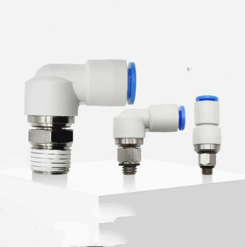 

10pcs Pneumatic right angle high-speed rotary joint KSL4-M5 M6 08KSL8-02 03 10-02 12-04 KSH