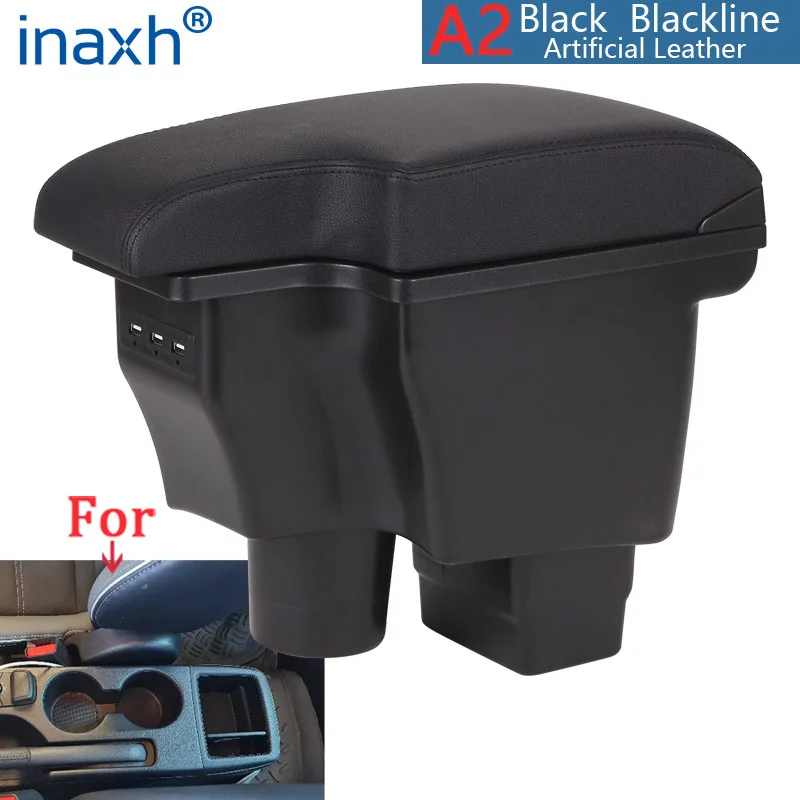 Voor Mazda CX-3 Armsteun doos Retrofit Voor Mazda 2 skyactiv versie cx3 CX-3 Auto Armsteun opbergdoos auto accessoires Opladen USB