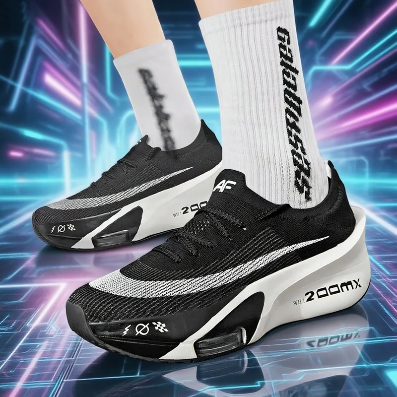 

Мужские кроссовки из углеродистой пластины, специальные марафонские спортивные дышащие легкие женские удобные нескользящие кроссовки для отдыха