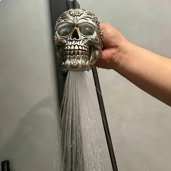 Skull Shaped Resin Shower Head