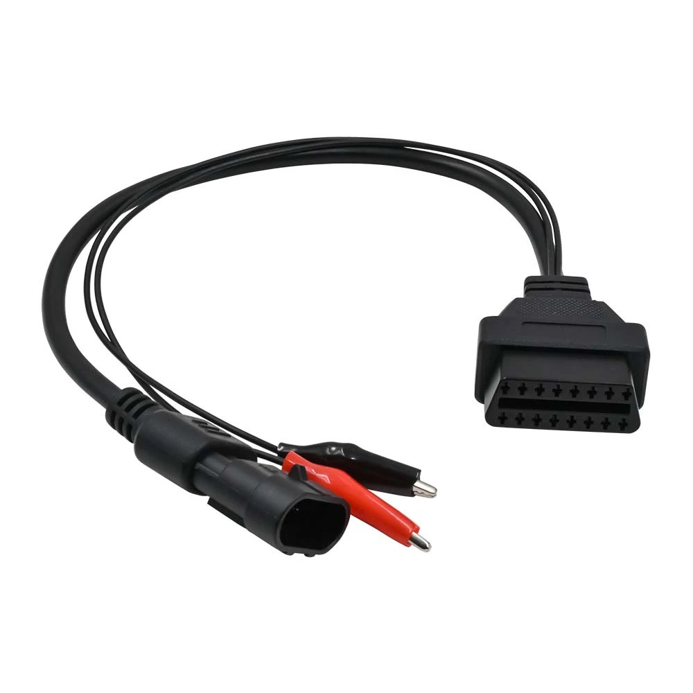 

​OBD2 Cable 3Pin to 16Pin For Fiat For Lancia For Alfa Remeo OBDII Plug 3 Pin Connector Adapter Car Extension Diagnostic Cables