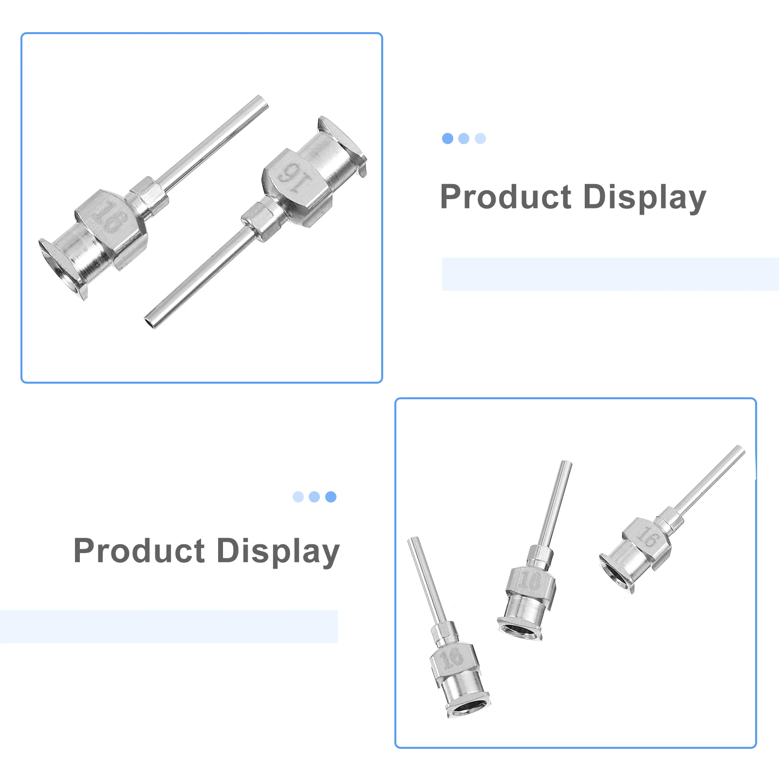 

12Pcs Stainless Steel Dispensing Needles High Precision Blunt Tip Luer Slips Needle Dispenser Set Dispensing Needle Set