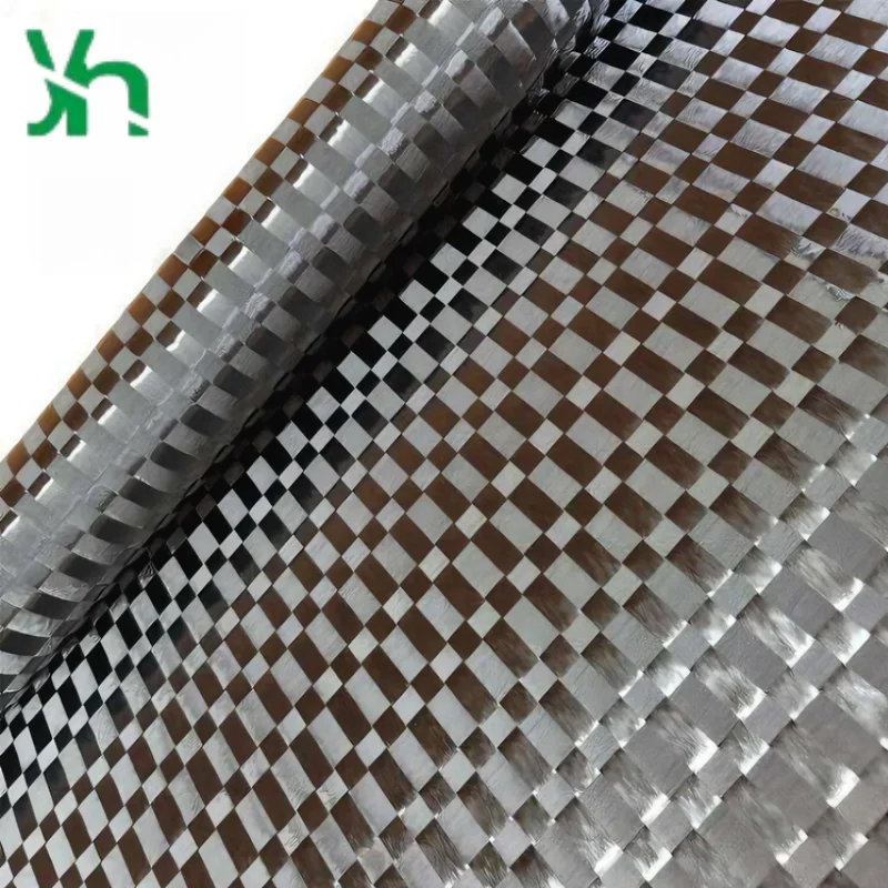 قماش منسوج عادي مستطيل بعرض 12 قيراط 200 جرام من ألياف الكربون - مادة ذات سطح أملس من درجة الفضاء للمركبات الصناعية #2