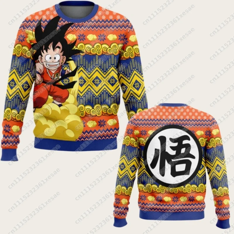 Dragon Ball Super Football Shirt, Anime 3D Printed Long Sleeve Shirt, Breathable Quick Drying Sports Hoodie, Family Style
