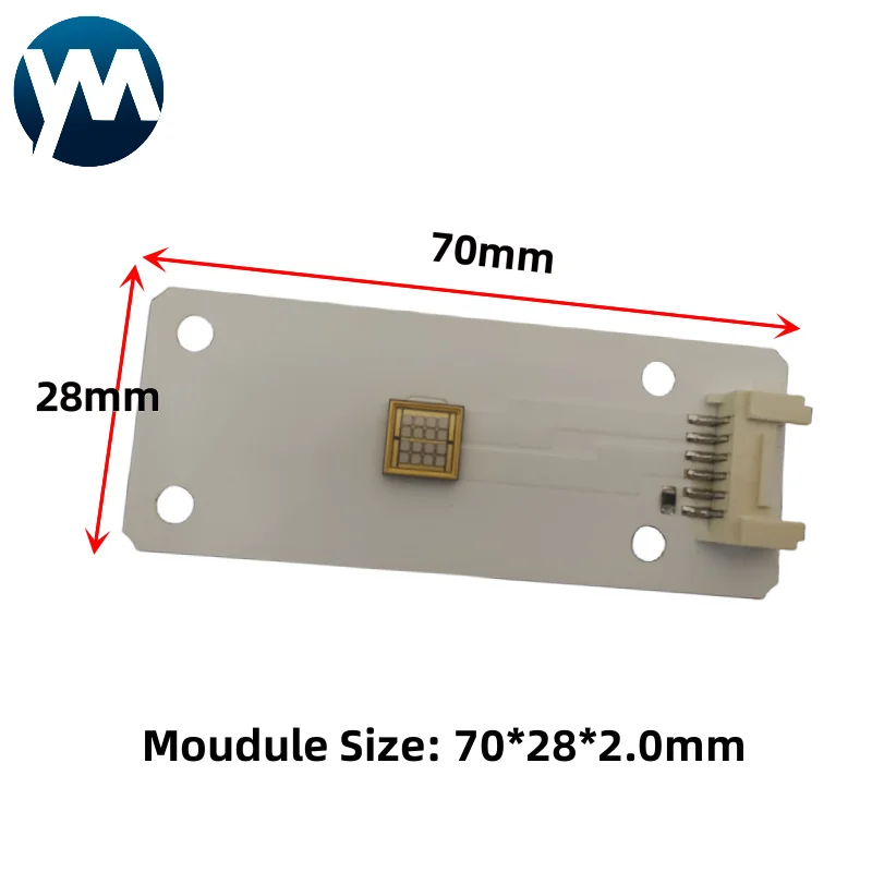 Lampada di polimerizzazione UV a LED Uv ad alta potenza 50W 8080 405nm per la polimerizzazione dell\'inchiostro