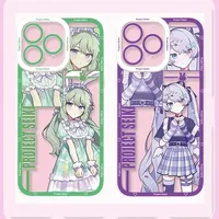 Game Project Sekai Phone Case for Xiaomi Mi 11 11T Poco F5 X7 X6 X5 M4 X4 M3 X3 Pro NFC Lite GT Pro 4G 5G Transparent Soft TPU