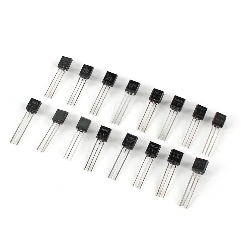 50-160pcs PNP NPN Transistor TO-92 Assorted Kit Set  Electronic Component 2N5401 2N5551 2N2222 2N3904 2N3906 S9012 S9013 2N2222