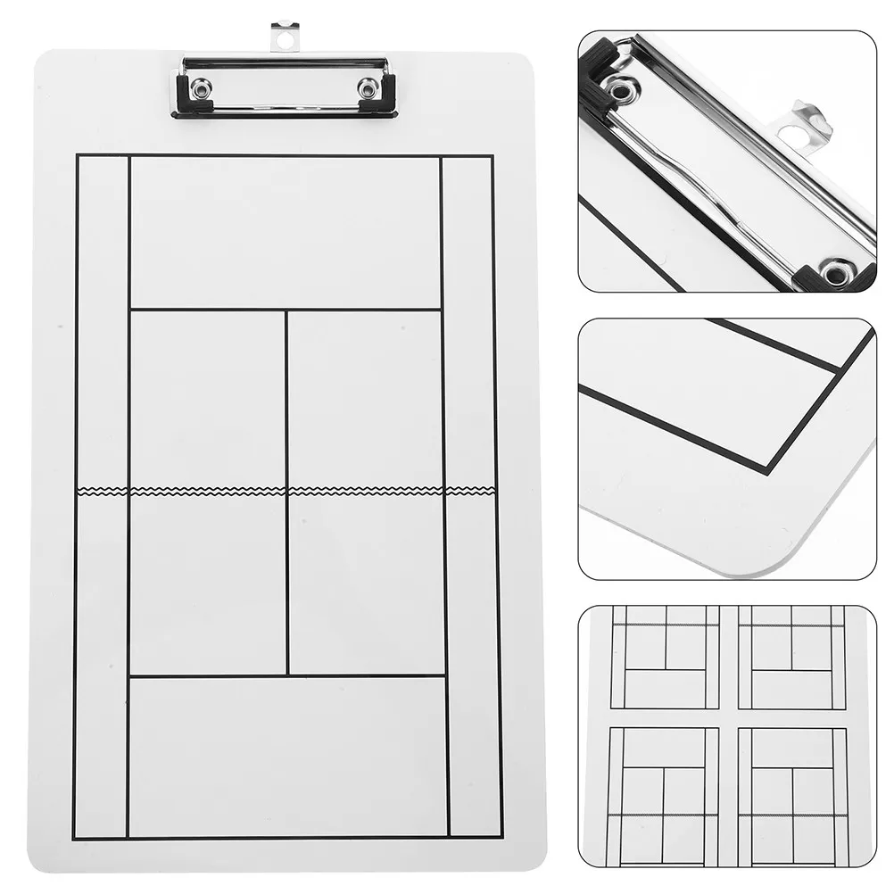 2pcs-tennis-hockey-coaching-clipboard-with-dry-erase-reusable-surface-large-display-for-strategy-planning