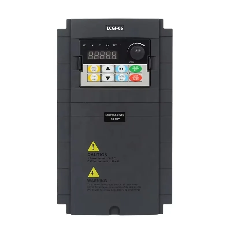 Inversor de frecuencia de accionamiento de motor de CA inversor de control vectorial trifásico 380V 5.5KW VFD