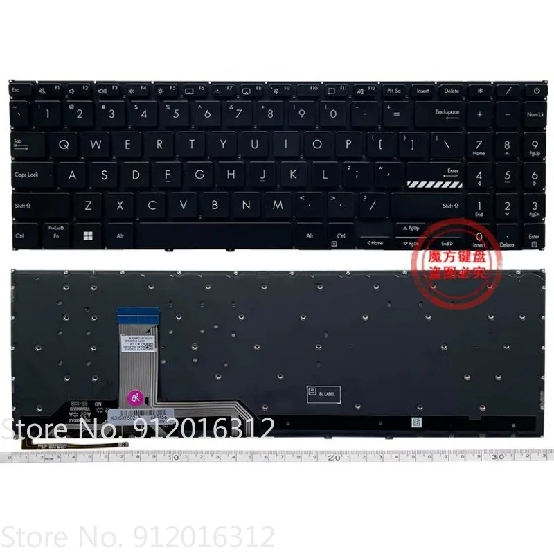 New US Keyboard for ASUS 2022 Pro16 X1605V X1603Z X1603ZA Vivobook 15 M1603Q M1503Q M1502/Z X1502 X1502ZA X1502Z X1502VA B1502