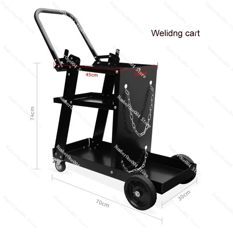 trolley two-protection welding car gas shielded welding special welding mobile hand-pulled car auto repair tool