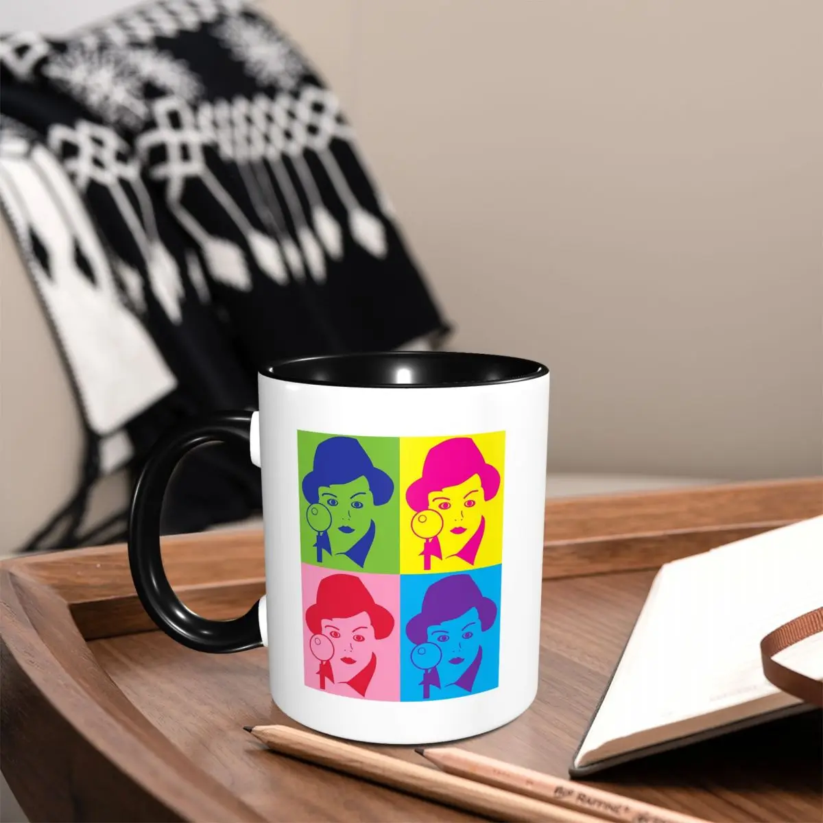 Murder, She Wrote Mug Funny Ceramic Coffee Cups Tea Mugs Milk Cup Drinkware Gift for Woman Man