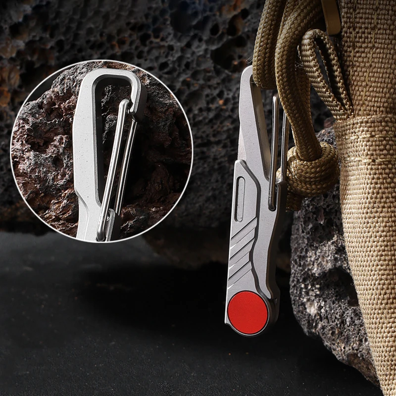 Mini NO11 Replaceable Blades Scalpel Stainless Steel Folding Knife Portable EDC Keychain Pocket Knife 10 Blade Free Useful Tool