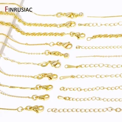 Wholesale 18K Gold Plated Brass Flat Snake Chain Cable Link Chain For Necklace Making Supplies,Chain For Jewelry Making