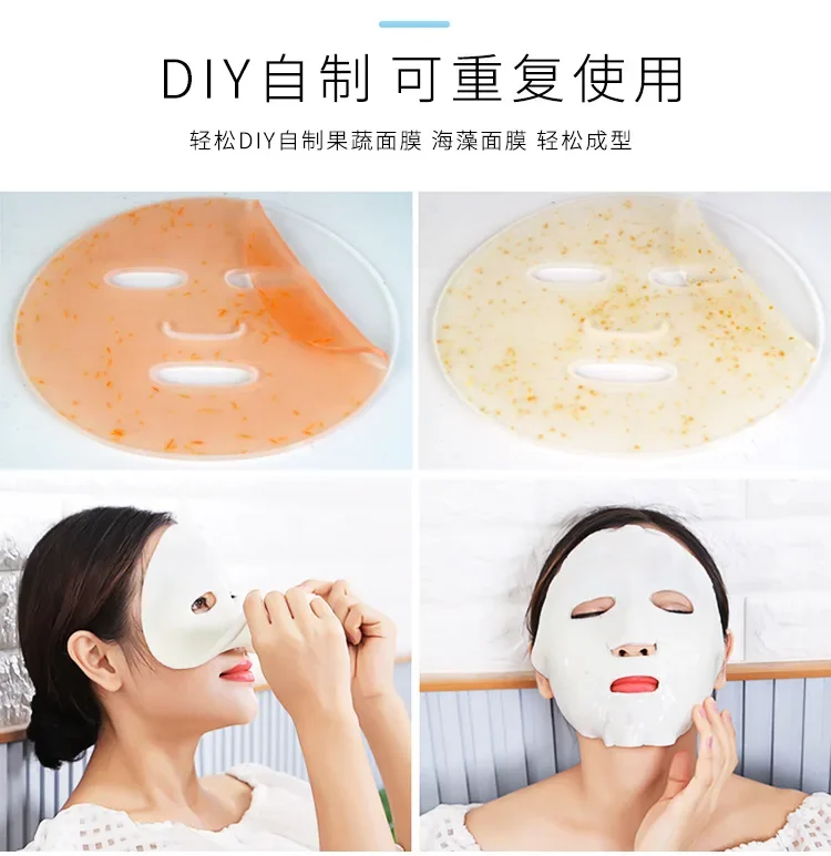 Molde de silicona transparente para mascarilla, bandeja para hacer mascarillas, placa reutilizable DIY para máquina de mascarillas de frutas y verduras, 1 piezas