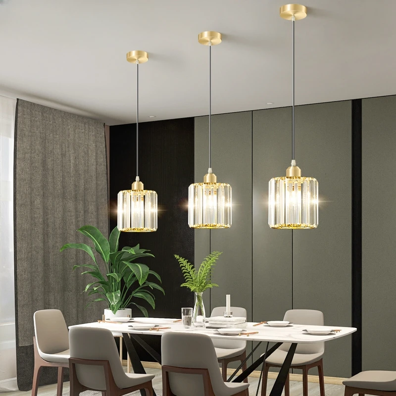 Imagem -05 - Modern Led Crystal Pendant Lights Lâmpada do Teto Sala de Estar Sala de Jantar Lustres Nórdicos Corredor Decoração Varanda Corredor Fixture k9