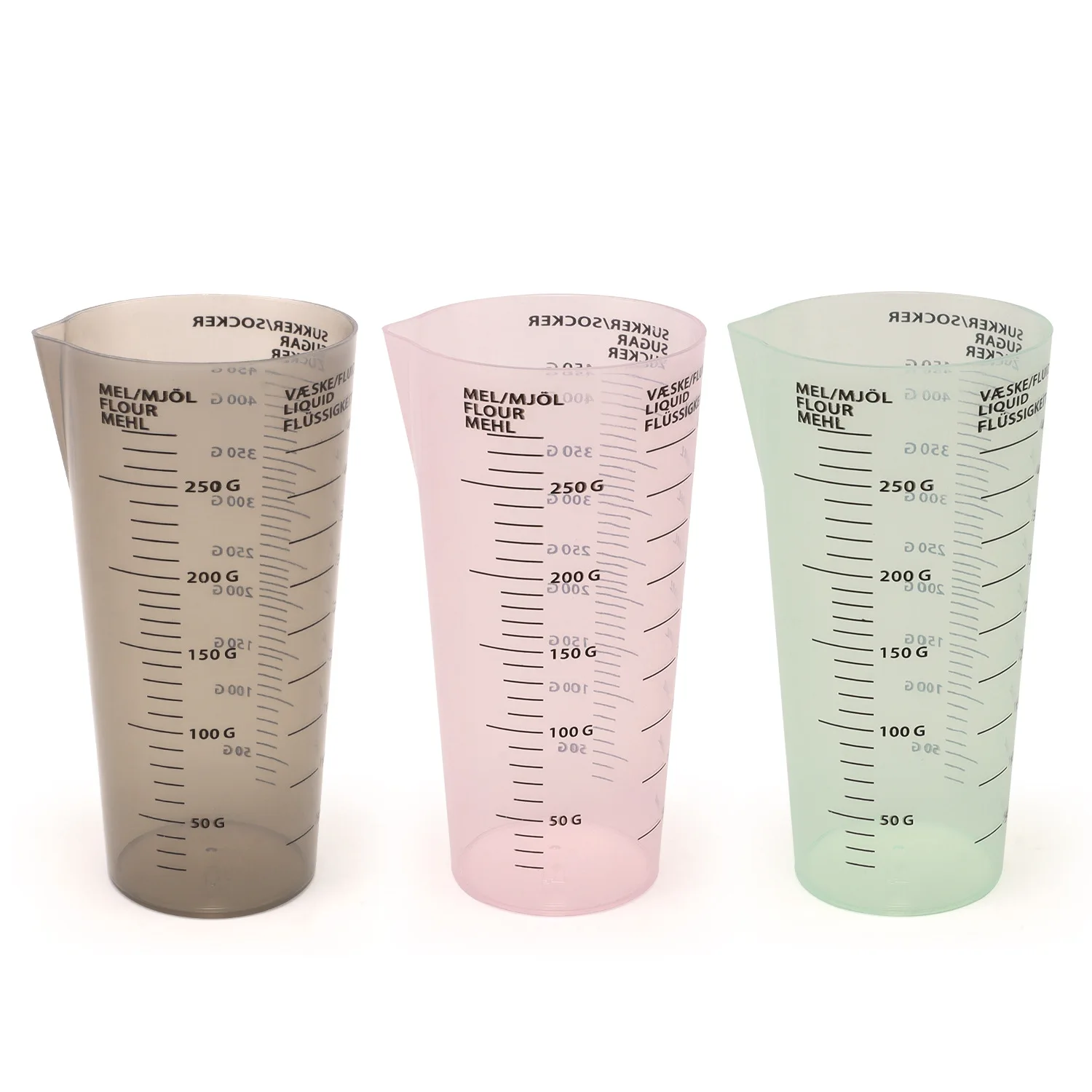 1pc Measuring Cup Food Grade PP Unbreakable Plastic Measuring Jugs Laboratory Beaker Kitchen Milk Coffe Measuring Mug