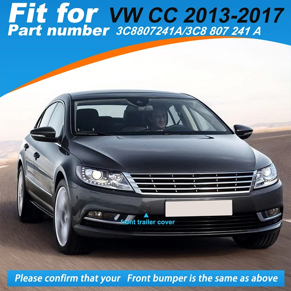 Передний Задний бампер, крышка буксирного крюка, крышка для Volkswagen Passat CC 2009-2017, буксирный крючок, крышка для буксировки, отделка корпуса