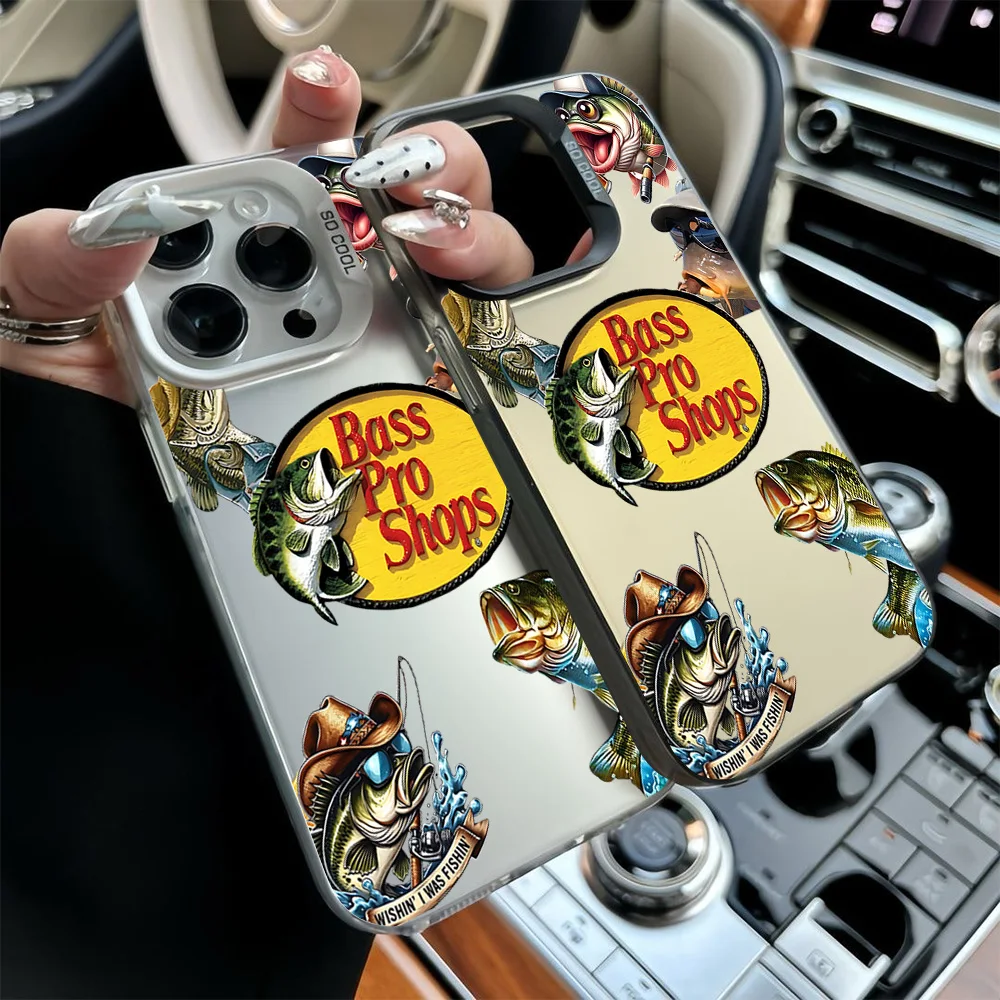 B-Bass Pro Shops Logo Handyhülle für Samsung Galaxy S26 S25 S24 S23 S22 S21 Note20 FE Ultra Edge Plus 5G Sturzsichere Matte Abdeckung