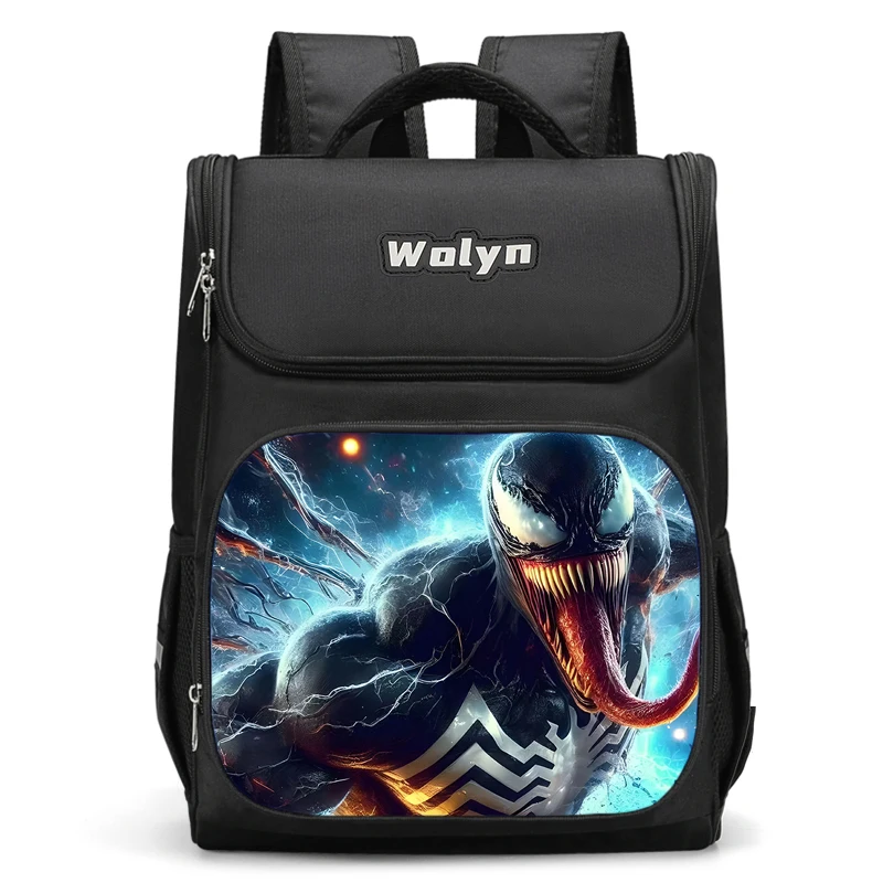 Large Superhero Venoms Child Backpack Boy Girls School Bag For Men Women Traveling Backpack Durable and Multi Compartmen