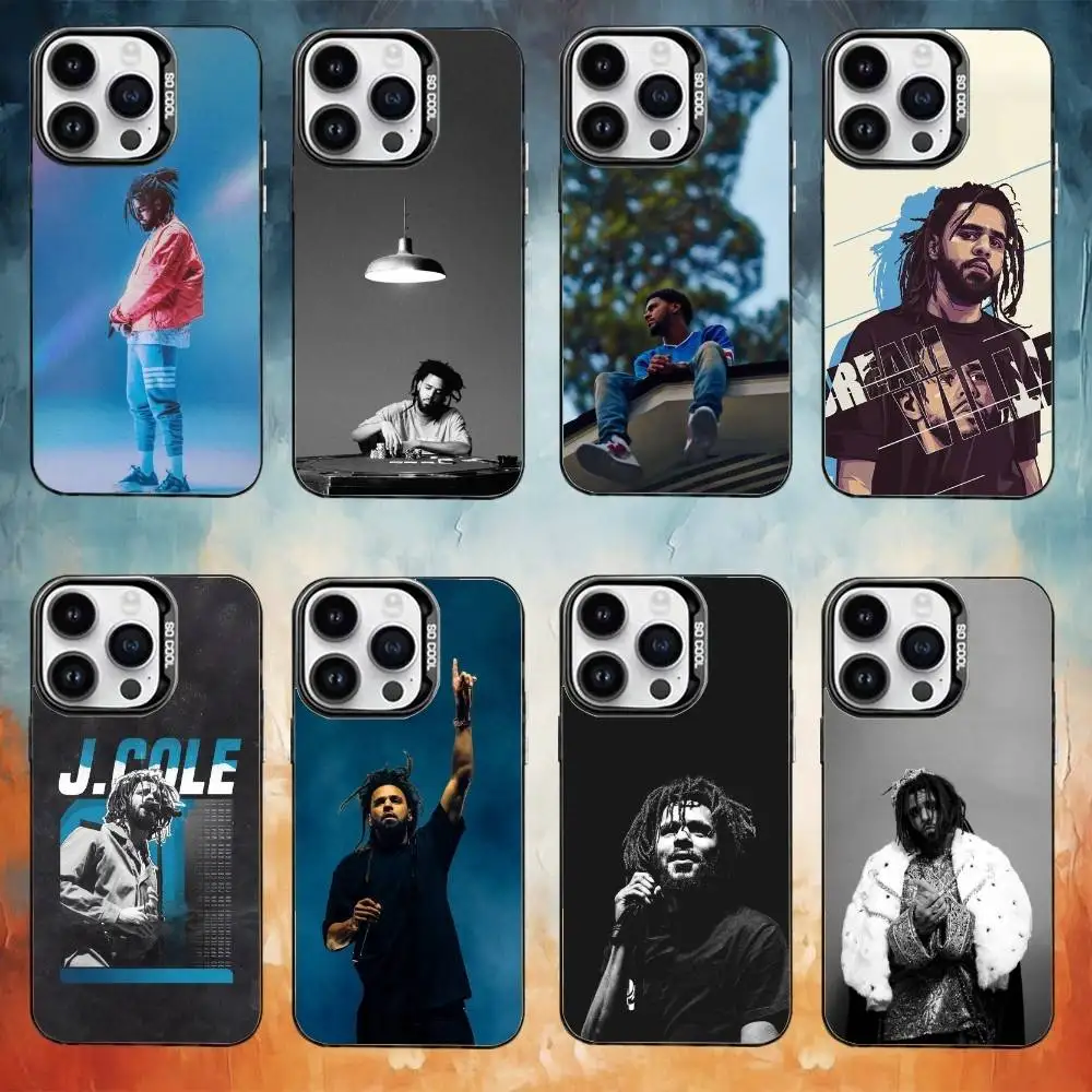 

J. rapper C-Cole Phone Case For iPhone17,16,15,14,13,12,11 Plus,Pro Max Black Candy Matte Shockproof Cover