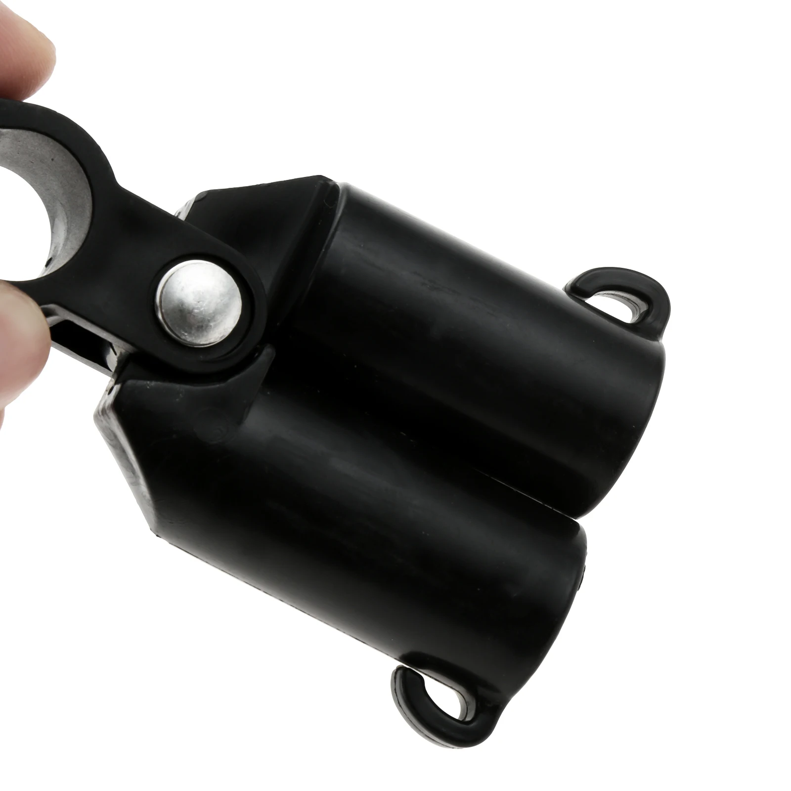 Kit de conector de abrazadera de clip de película de plástico para invernadero, 50 unidades, color negro, tubo y clip de película, herramienta de jardín (3.3 in