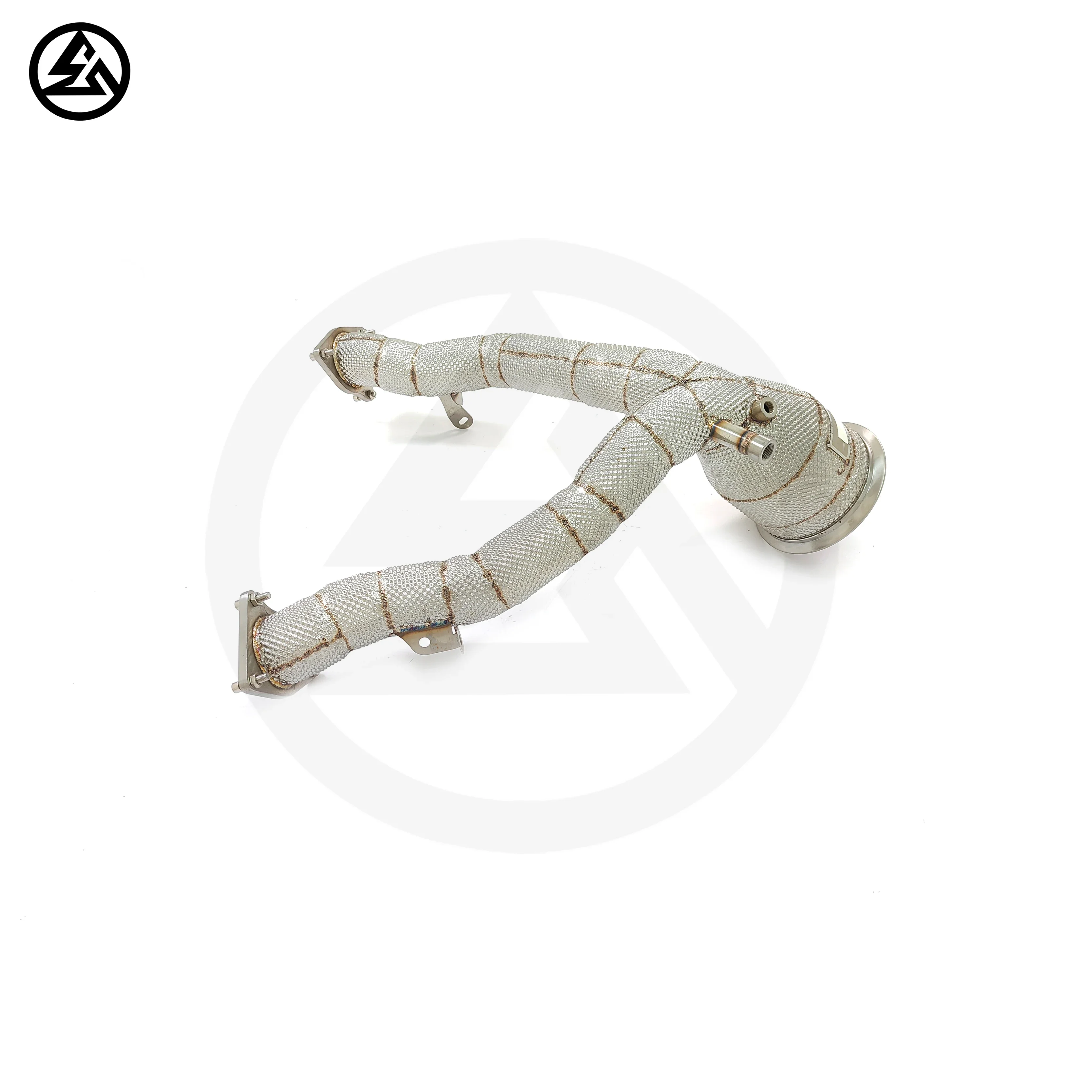 

High Performance Sport Catted Downpipe for Porsche Macan S/GTS 3.0T High Flow Exhaust Car Accessories With Heat Shield