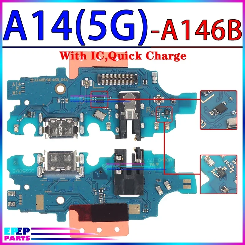 Usb Dock Charger Port for Samsung Galaxy A05 A05S A15 A25 A35 A55 A04 A04E A04S A14 A24 A34 A54 4G 5G Charging Board Module