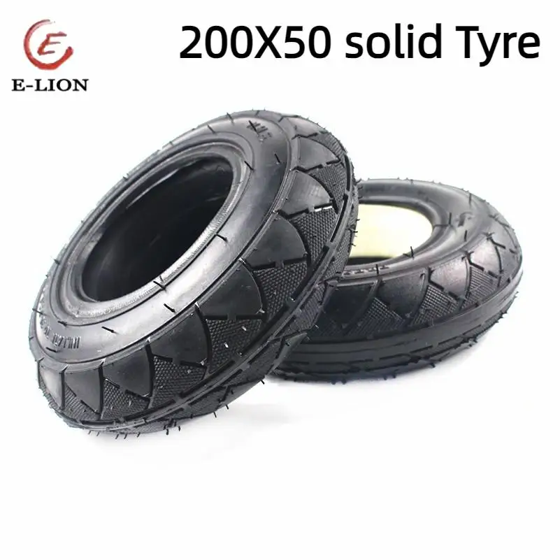 

High Quality 200x50 Explosion-proof Electric Bike Scooter Tubeless Tyres 8 Inch Motorcycle Solid Wheel Tires