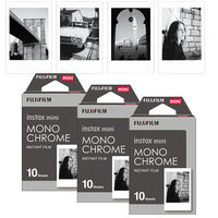 Classic Fujifilm Instax Mini Film Mono chrome Films 10-100 sheets For Instant Mini 12 Mini 9 8 70 90 25 7s EVO Camera SP-1 SP-2