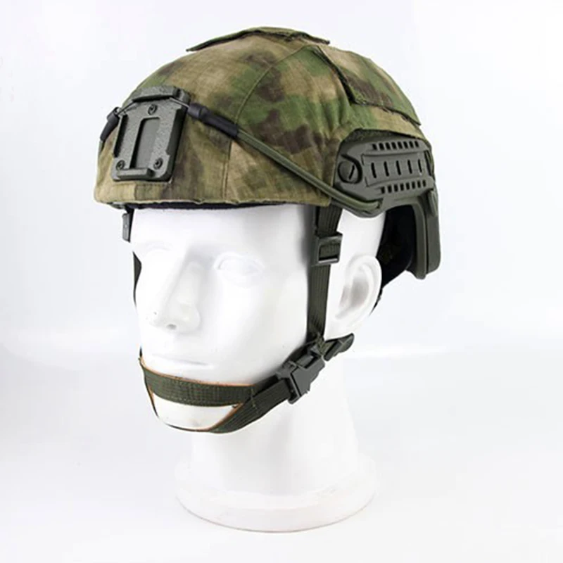 Tactical LShZ1+Helmet Set Outdoor Air Soft TOR Tactical Helmet Hood Hunting SSO Tarkov All Terrain/Green Ruins MOX