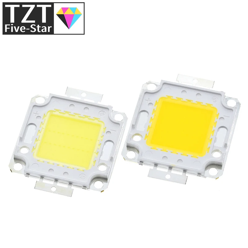 White / Warm White 10W 20W 30W 50W 100W LED light Chip DC 12V 36V COB Integrated LED lamp Chip DIY Floodlight Spotlight Bulb