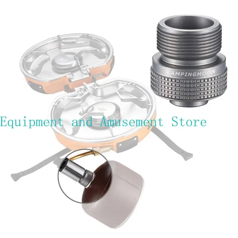

Y1UC Camping Gas Stove Adapter Connector Gas Tanks Converter Aluminum-Alloy IPE-Adapter for Outdoor Camping Hiking Fishing