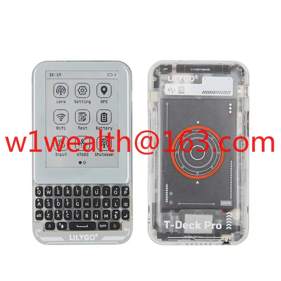 T-Deck Pro ESP32-S3 development board with 3.1-inch e-paper SX1262 LoRa GPS keyboard TF card microphone and speaker kit