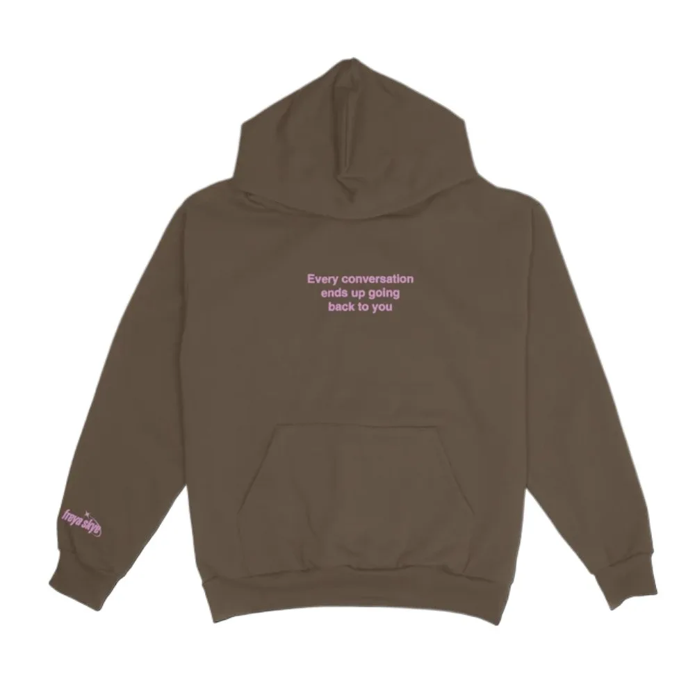 سترة Freya Skye Merch Every Conversation Hoodie – بلوفر برسومات للجنسين، هدية كاجوال لمحبي الموسيقى #1