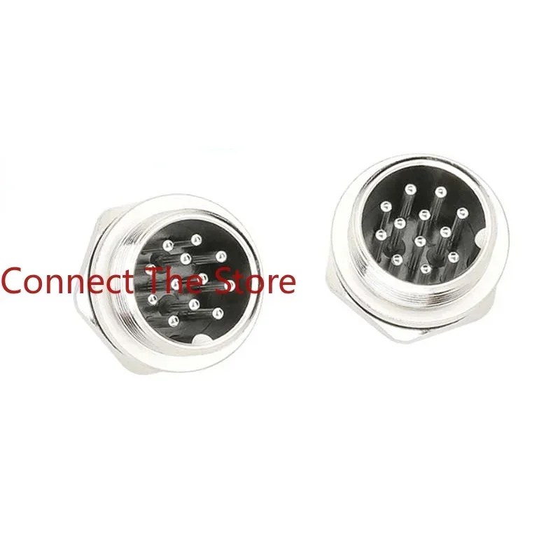 2PCS GX20-12-core M20-12P Aviation Male  Plug DC Connector   Supplied By The Manufacturer