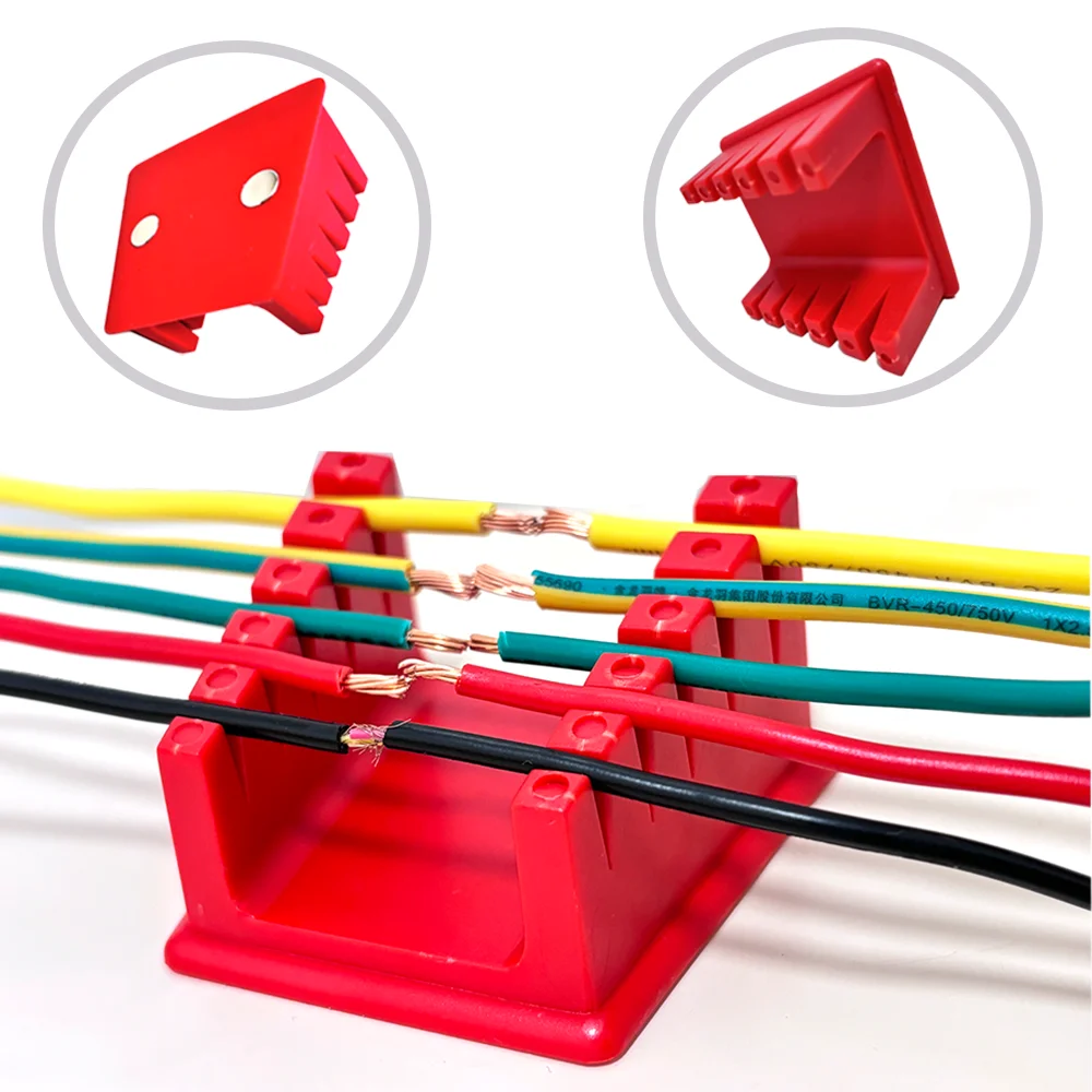 High Temp Resistant ABS Welding Wire Magnetic Fixture Holder 3D Printer Strong Bracket Clamp Tool for DIY Soldering Accessories