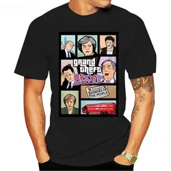 Grand Theft Brexit Britain Merkel Trump tshirt Grand Theft Auto 3D Men T Shirt GTA 5 T-shirt śmieszna gra wideo Koszulka męska