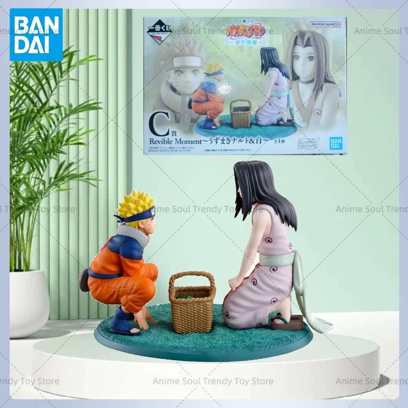 

In Stock Original Bandai Spirits Ichiban Kuji Naruto Uzumaki and Haku Naruto C Prize Anime Figure Action Figure Model AS