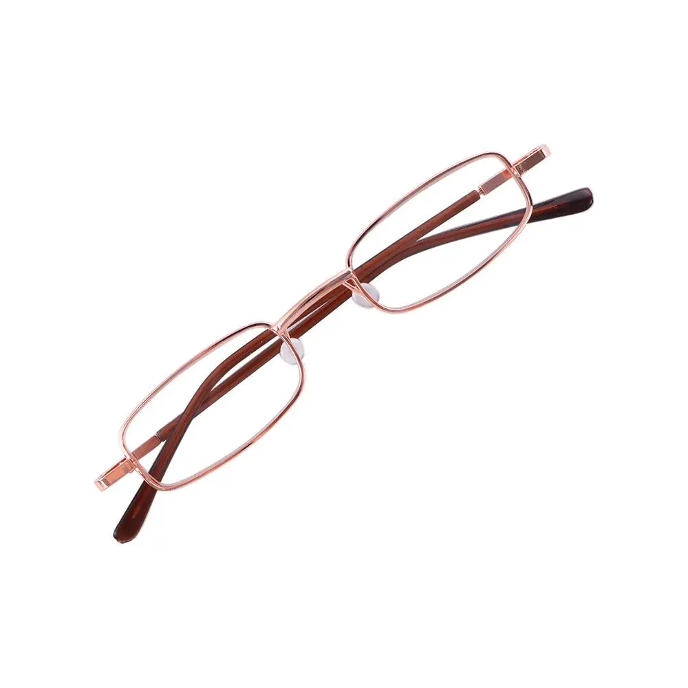 Tube Case Ultralight Metal Frame Spectacles Anti Blue Light Glass Reading Glasses Full Frame Eyeglasses Mini Hyperopia Eyewear