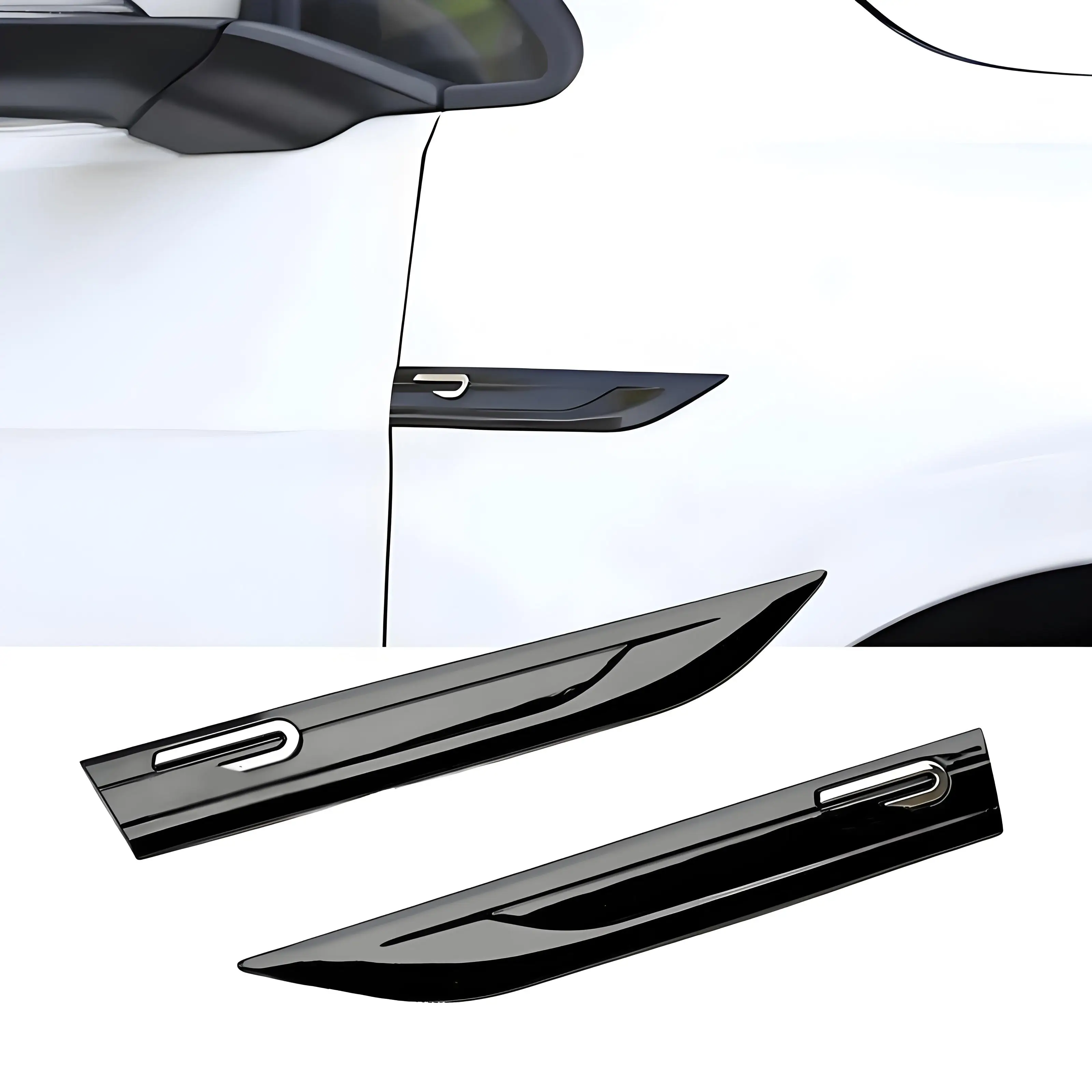 

Для Volkswagen VW Golf 8 2019-2023 MK8: Накладка на передний боковой эмблемный значок из ABS-пластика, аксессуар для автомобиля