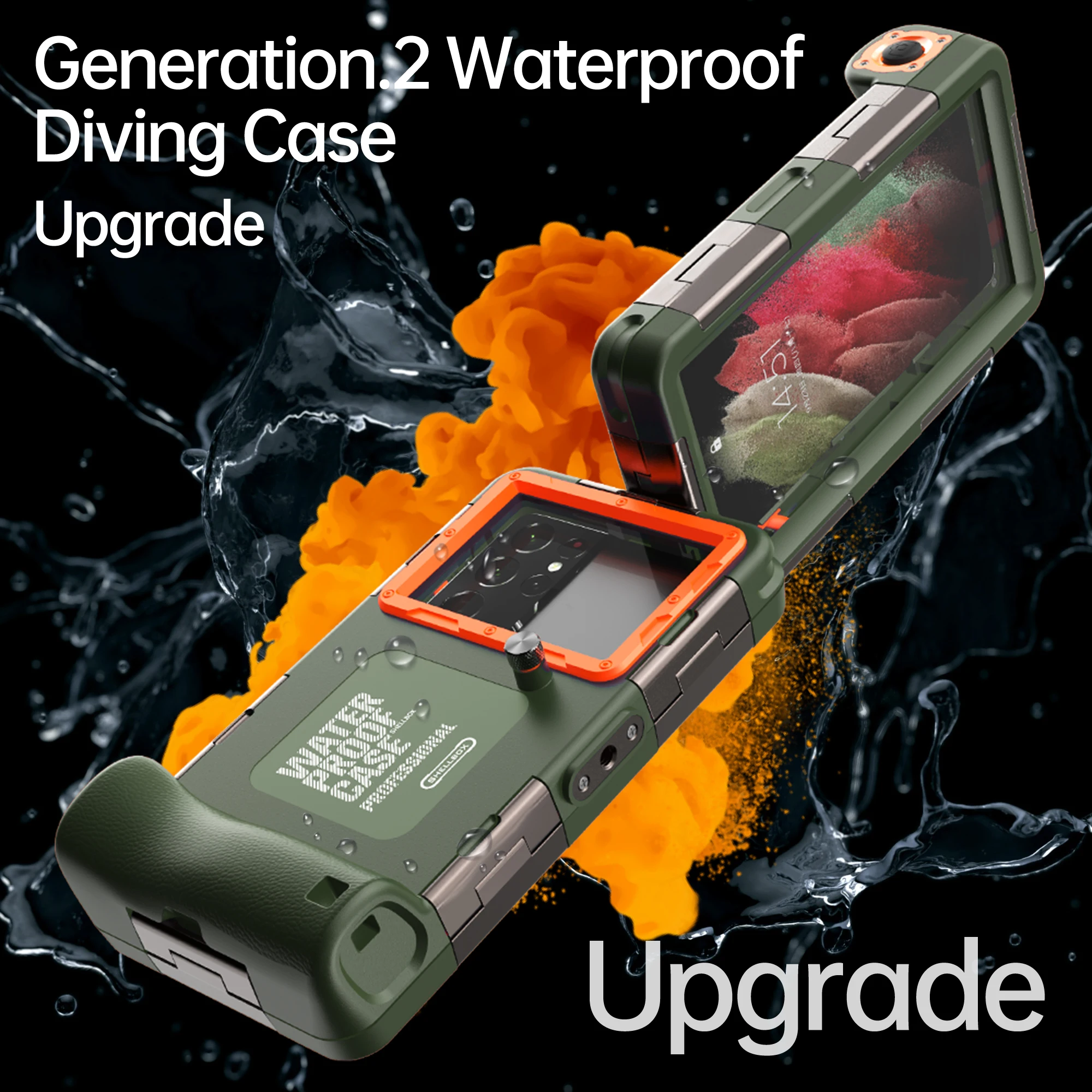 

15M Professional Waterproof Case For Samsung S24 S23 Ultra Redmi Note 13 Underwater Taking Diving Cases For iPhone 15 14 Pro Max