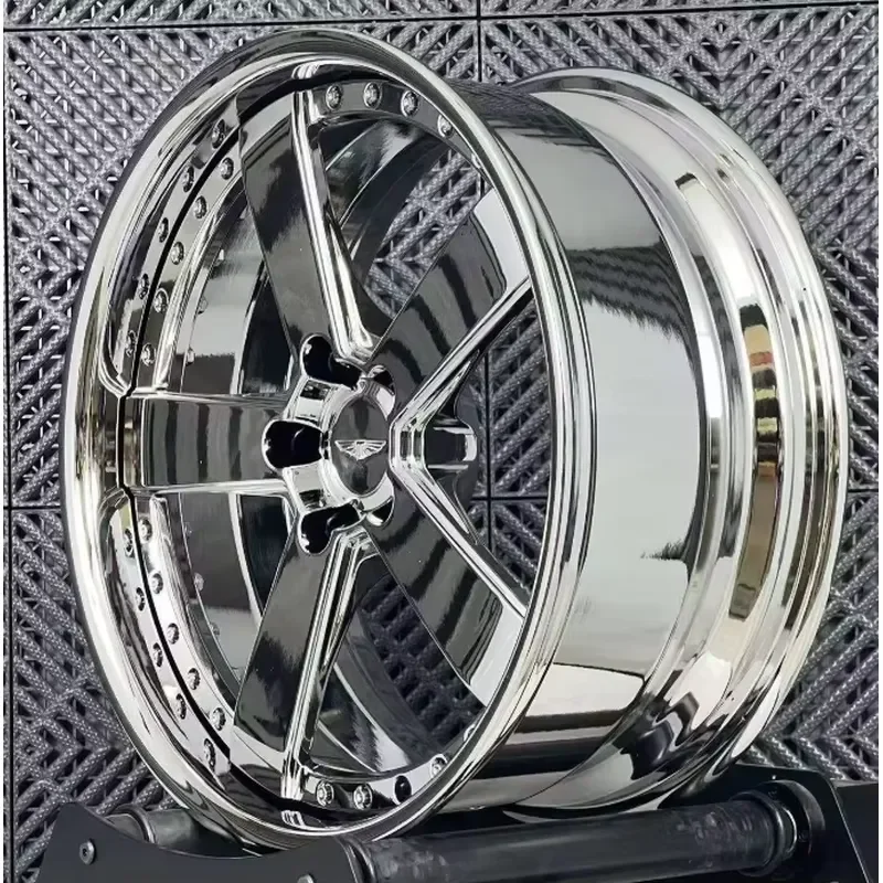 J QRS Grade Forged Aluminium Alloy Wheels 5x120 Style Aftermarket Deep Dish Design for Series Car Custom
