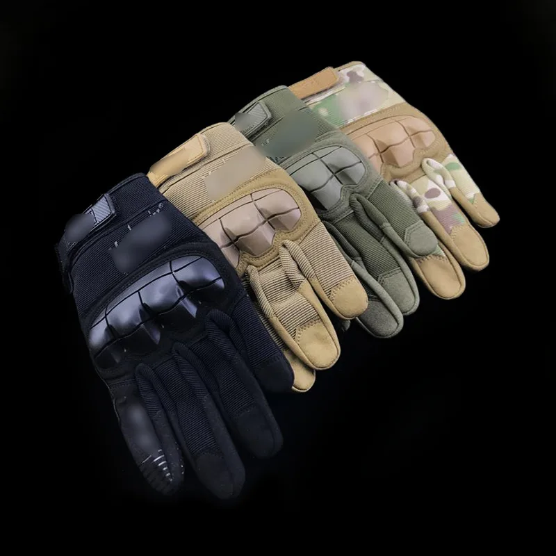 Summer Special Forces Combat Army Fan Seal Technician Tactical Anti-slip and Anti-cut Outdoor Cycling Full Finger Gloves