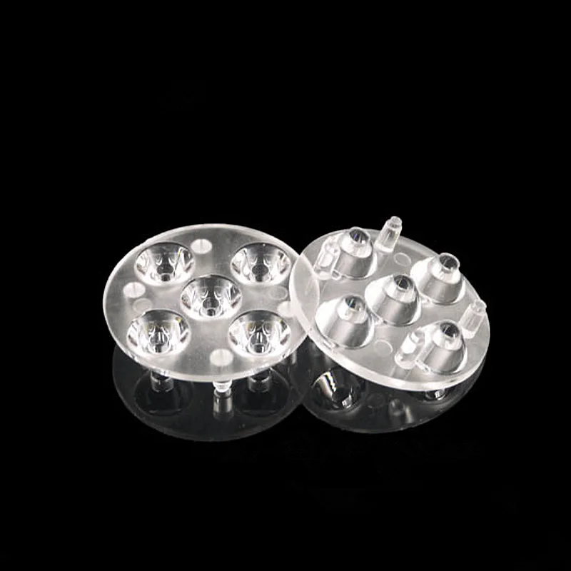 #ICOR-35 High quality Led Optical Lens for 3535, Diameter 35mm, 30 degree, Clean surface with feet, PMMA materials