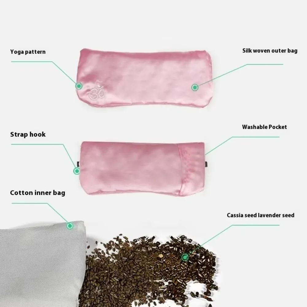 

Lavender Yoga Eye Pillow Relieve Fatigue Silk Eye Mask Eye Relaxation Sleep Aid Meditation Practise Tools